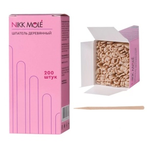 Шпатель Nikk Mole Острый 200 шт